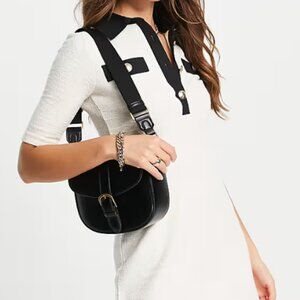 NWOT River Island Boucle Collared Mini Dress